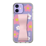 Slim Protection Case - STAND & RING RIBBON Sakura Pink［ Rune Naito - RUNE Flower - Pink ］