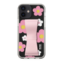 Slim Protection Case - STAND & RING RIBBON Sakura Pink［ Rune Naito - RUNE Flower - Pink ］