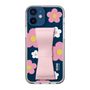 Slim Protection Case - STAND & RING RIBBON Sakura Pink［ Rune Naito - RUNE Flower - Pink ］