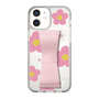 Slim Protection Case - STAND & RING RIBBON Sakura Pink［ Rune Naito - RUNE Flower - Pink ］