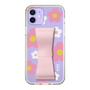 Slim Protection Case - STAND & RING RIBBON Sakura Pink［ Rune Naito - RUNE Flower - Pink ］