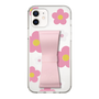 Slim Protection Case - STAND & RING RIBBON Sakura Pink［ Rune Naito - RUNE Flower - Pink ］