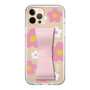 Slim Protection Case - STAND & RING RIBBON Sakura Pink［ Rune Naito - RUNE Flower - Pink ］