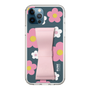 Slim Protection Case - STAND & RING RIBBON Sakura Pink［ Rune Naito - RUNE Flower - Pink ］