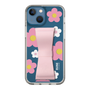 Slim Protection Case - STAND & RING RIBBON Sakura Pink［ Rune Naito - RUNE Flower - Pink ］