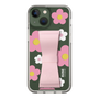 Slim Protection Case - STAND & RING RIBBON Sakura Pink［ Rune Naito - RUNE Flower - Pink ］