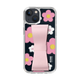 Slim Protection Case - STAND & RING RIBBON Sakura Pink［ Rune Naito - RUNE Flower - Pink ］