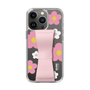 Slim Protection Case - STAND & RING RIBBON Sakura Pink［ Rune Naito - RUNE Flower - Pink ］