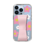 Slim Protection Case - STAND & RING RIBBON Sakura Pink［ Rune Naito - RUNE Flower - Pink ］
