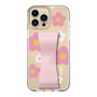Slim Protection Case - STAND & RING RIBBON Sakura Pink［ Rune Naito - RUNE Flower - Pink ］