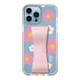 Slim Protection Case - STAND & RING RIBBON Sakura Pink［ Rune Naito - RUNE Flower - Pink ］