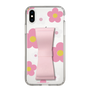 Slim Protection Case - STAND & RING RIBBON Sakura Pink［ Rune Naito - RUNE Flower - Pink ］