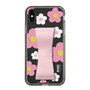 Slim Protection Case - STAND & RING RIBBON Sakura Pink［ Rune Naito - RUNE Flower - Pink ］
