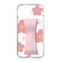 Slim Protection Case - STAND & RING RIBBON Sakura Pink［ Rune Naito - RUNE Flower - Pink ］