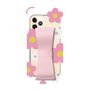 Slim Protection Case - STAND & RING RIBBON Sakura Pink［ Rune Naito - RUNE Flower - Pink ］