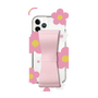 Slim Protection Case - STAND & RING RIBBON Sakura Pink［ Rune Naito - RUNE Flower - Pink ］