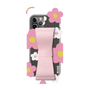 Slim Protection Case - STAND & RING RIBBON Sakura Pink［ Rune Naito - RUNE Flower - Pink ］