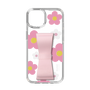 Slim Protection Case - STAND & RING RIBBON Sakura Pink［ Rune Naito - RUNE Flower - Pink ］