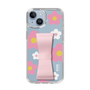 Slim Protection Case - STAND & RING RIBBON Sakura Pink［ Rune Naito - RUNE Flower - Pink ］