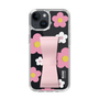 Slim Protection Case - STAND & RING RIBBON Sakura Pink［ Rune Naito - RUNE Flower - Pink ］