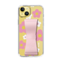 Slim Protection Case - STAND & RING RIBBON Sakura Pink［ Rune Naito - RUNE Flower - Pink ］