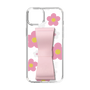 Slim Protection Case - STAND & RING RIBBON Sakura Pink［ Rune Naito - RUNE Flower - Pink ］