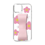Slim Protection Case - STAND & RING RIBBON Sakura Pink［ Rune Naito - RUNE Flower - Pink ］