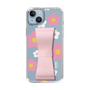 Slim Protection Case - STAND & RING RIBBON Sakura Pink［ Rune Naito - RUNE Flower - Pink ］