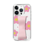 Slim Protection Case - STAND & RING RIBBON Sakura Pink［ Rune Naito - RUNE Flower - Pink ］