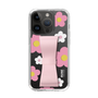 Slim Protection Case - STAND & RING RIBBON Sakura Pink［ Rune Naito - RUNE Flower - Pink ］
