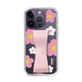 Slim Protection Case - STAND & RING RIBBON Sakura Pink［ Rune Naito - RUNE Flower - Pink ］