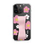 Slim Protection Case - STAND & RING RIBBON Sakura Pink［ Rune Naito - RUNE Flower - Pink ］