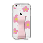 Slim Protection Case - STAND & RING RIBBON Sakura Pink［ Rune Naito - RUNE Flower - Pink ］