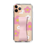 Slim Protection Case - STAND & RING RIBBON Sakura Pink［ Rune Naito - RUNE Flower - Pink ］