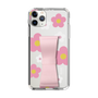 Slim Protection Case - STAND & RING RIBBON Sakura Pink［ Rune Naito - RUNE Flower - Pink ］