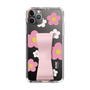 Slim Protection Case - STAND & RING RIBBON Sakura Pink［ Rune Naito - RUNE Flower - Pink ］