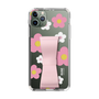 Slim Protection Case - STAND & RING RIBBON Sakura Pink［ Rune Naito - RUNE Flower - Pink ］