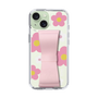 Slim Protection Case - STAND & RING RIBBON Sakura Pink［ Rune Naito - RUNE Flower - Pink ］