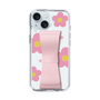 Slim Protection Case - STAND & RING RIBBON Sakura Pink［ Rune Naito - RUNE Flower - Pink ］