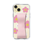Slim Protection Case - STAND & RING RIBBON Sakura Pink［ Rune Naito - RUNE Flower - Pink ］