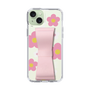 Slim Protection Case - STAND & RING RIBBON Sakura Pink［ Rune Naito - RUNE Flower - Pink ］