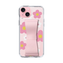 Slim Protection Case - STAND & RING RIBBON Sakura Pink［ Rune Naito - RUNE Flower - Pink ］