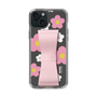 Slim Protection Case - STAND & RING RIBBON Sakura Pink［ Rune Naito - RUNE Flower - Pink ］