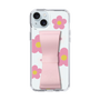 Slim Protection Case - STAND & RING RIBBON Sakura Pink［ Rune Naito - RUNE Flower - Pink ］