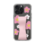 Slim Protection Case - STAND & RING RIBBON Sakura Pink［ Rune Naito - RUNE Flower - Pink ］