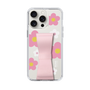 Slim Protection Case - STAND & RING RIBBON Sakura Pink［ Rune Naito - RUNE Flower - Pink ］