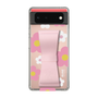 Slim Protection Case - STAND & RING RIBBON Sakura Pink［ Rune Naito - RUNE Flower - Pink ］
