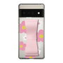 Slim Protection Case - STAND & RING RIBBON Sakura Pink［ Rune Naito - RUNE Flower - Pink ］