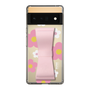 Slim Protection Case - STAND & RING RIBBON Sakura Pink［ Rune Naito - RUNE Flower - Pink ］