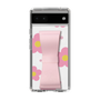 Slim Protection Case - STAND & RING RIBBON Sakura Pink［ Rune Naito - RUNE Flower - Pink ］